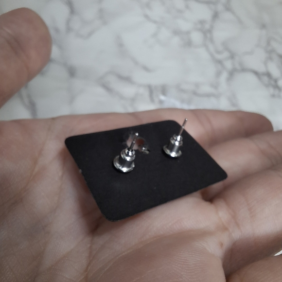 Hello Kitty Pink Rhinestone Earrings - Picture 5 of 6